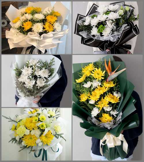 甘肃省兰州永登县白事花束代送